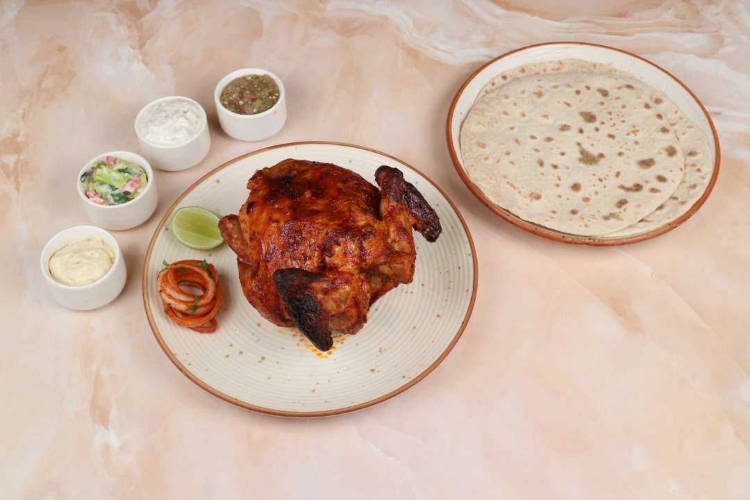 Grilled chicken with Dry chapati combo
