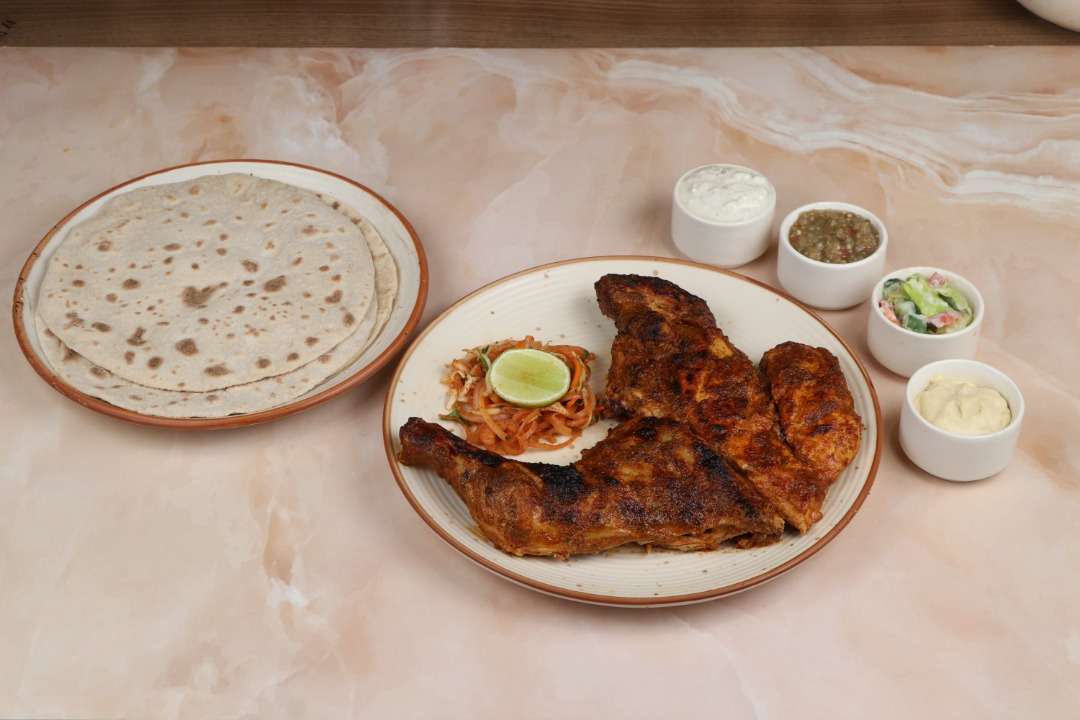 Al faham with dry chapathi combo