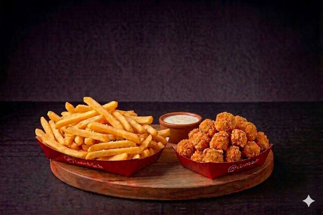 Popcorn And fries Meal