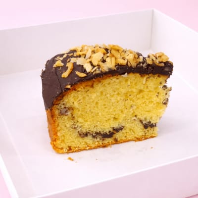 Choco walnut curd slice