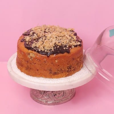 Choco Walnut Curd Cake Eggless