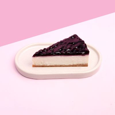 Blueberry Cheese Cake Slice