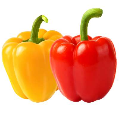 Bell Pepper - Red & Yellow Mix Capsicum Per Set (1+1))