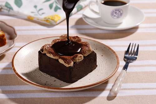 Illicit Dark Affair with Coffee & Chocolate sauce