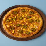 Cheese Corn And Jalapeno Pizza