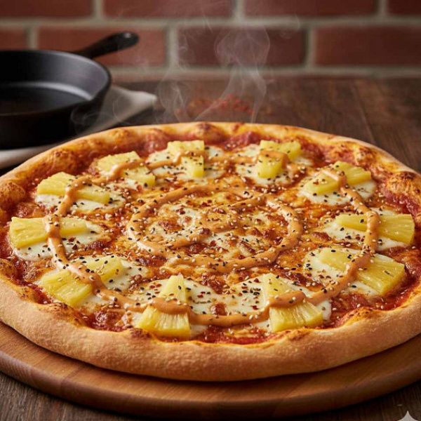 Korean Hawaiian Pizza
