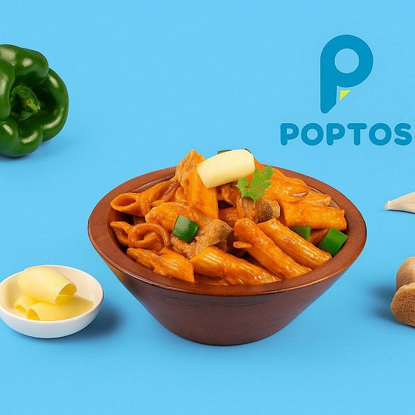 Soya Butter Masala Pasta