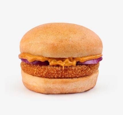 Korean Aloo Tikki Burger