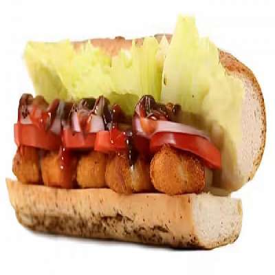 Bbq Submarine With Bbq Sauce