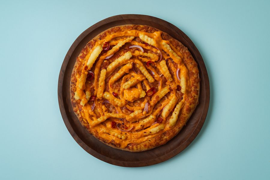 Spicy Fries Pizza