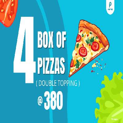 4 Box Of Pizza