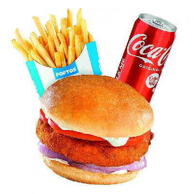 Hot Mexic Burger Combo (Medium)