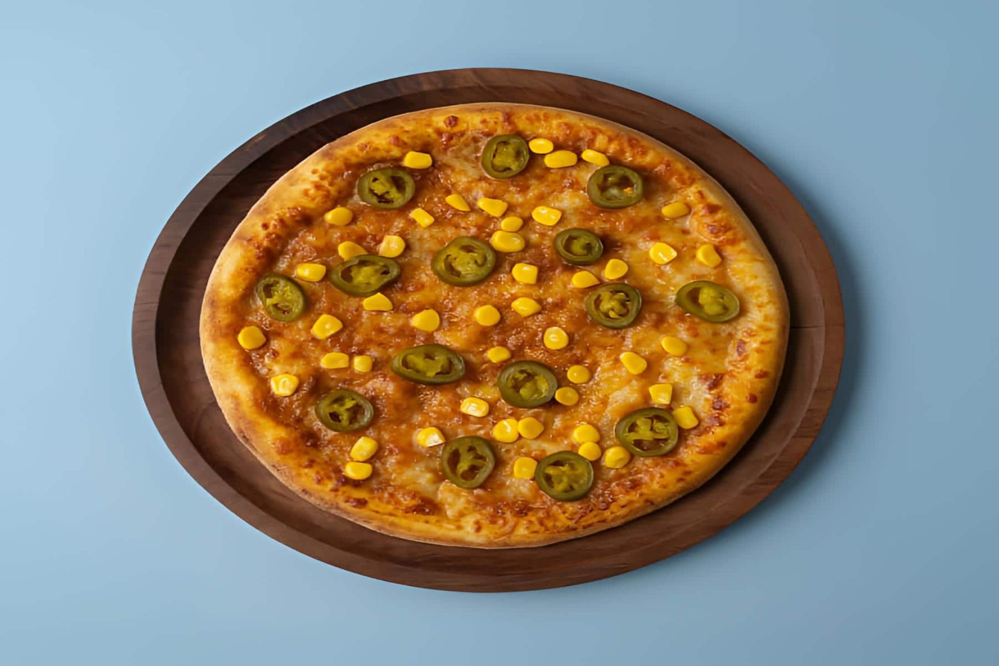 Cheese Corn & Jalapeno Pizza - Large