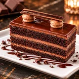 Brownie fudge pastry