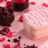 Rose milk cake