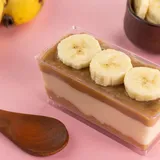Banana mousse pastry
