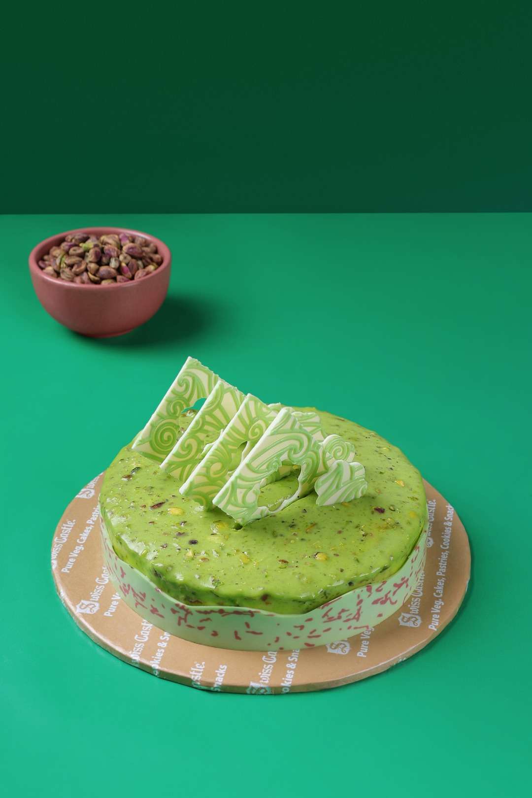 Pistachio Rocher Cake