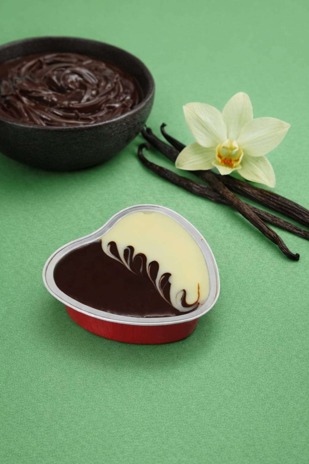 Twin choco delight Heart shaped