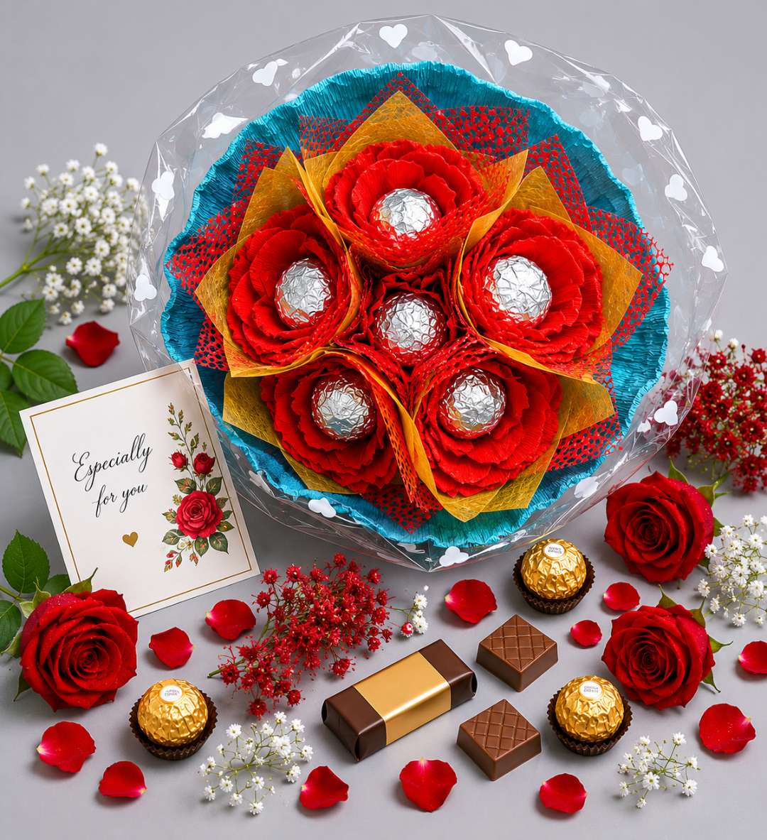 Chocolate Bouquet Rs.250/- (Hand Bunch)