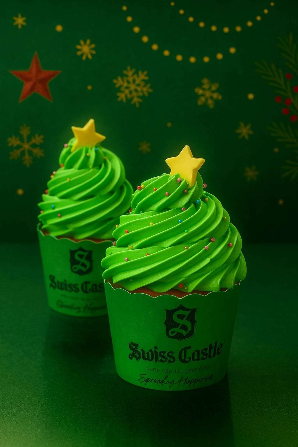 Tree cup cake