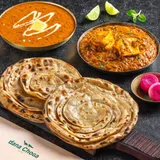 Dal Makhani + Paneer Butter Masala Paratha Thali