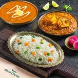 Dal Makhani + Paneer Butter Masala Rice Thali