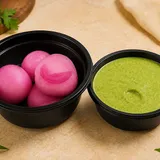 Extra Sirka Onion And Chutney