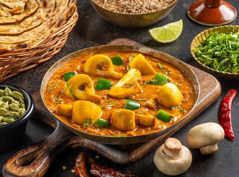 Mushroom Butter Masala