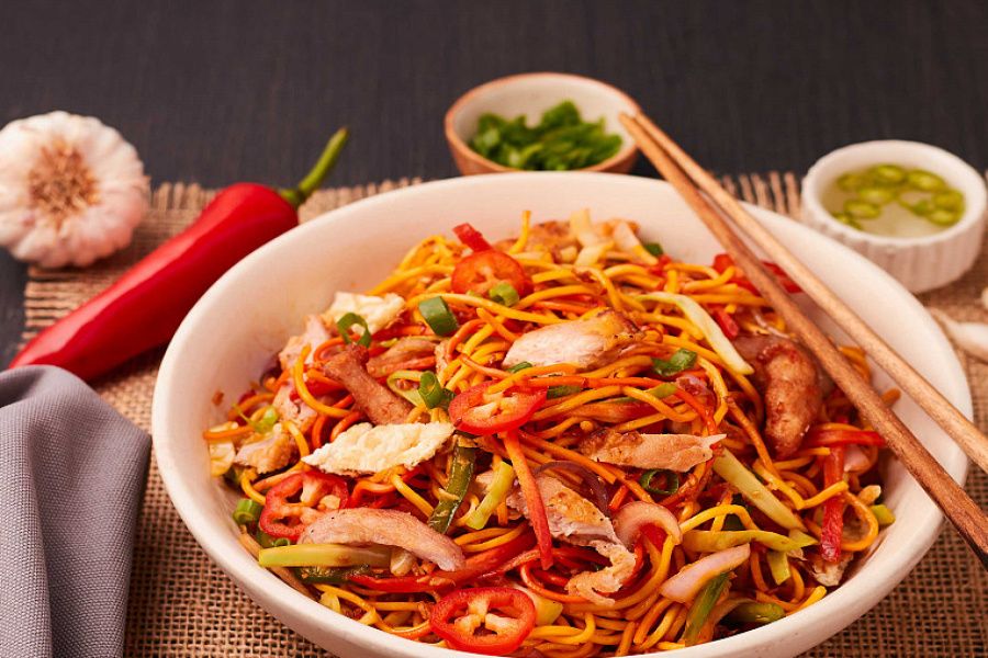 Chicken Chilli Garlic Noodles