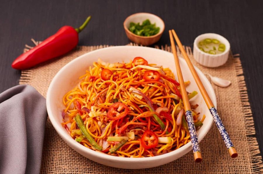 Veg Chilli Garlic Fried Rice