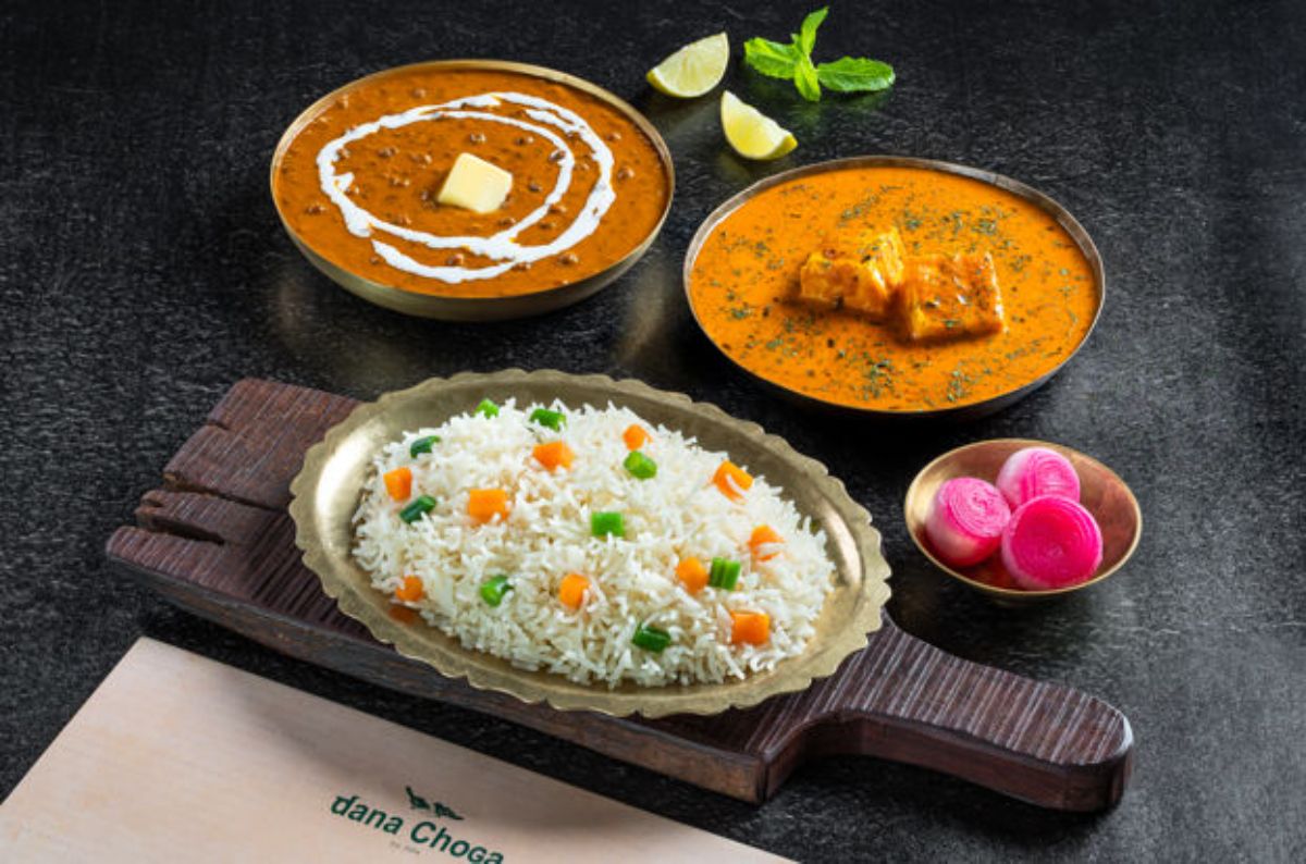 Dal Makhani + Paneer Makhani Rice Thali