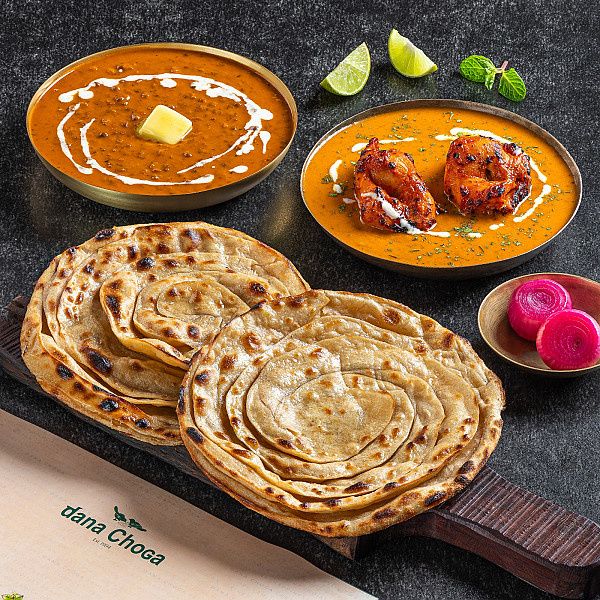Dal Makhani + Butter Chicken Boneless Paratha Thali
