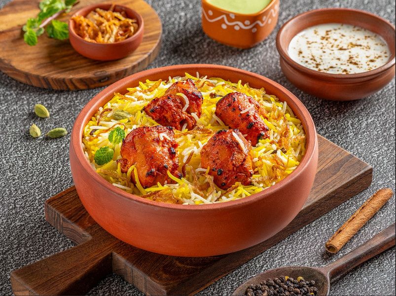 Boneless Chicken Dum Biryani Meal