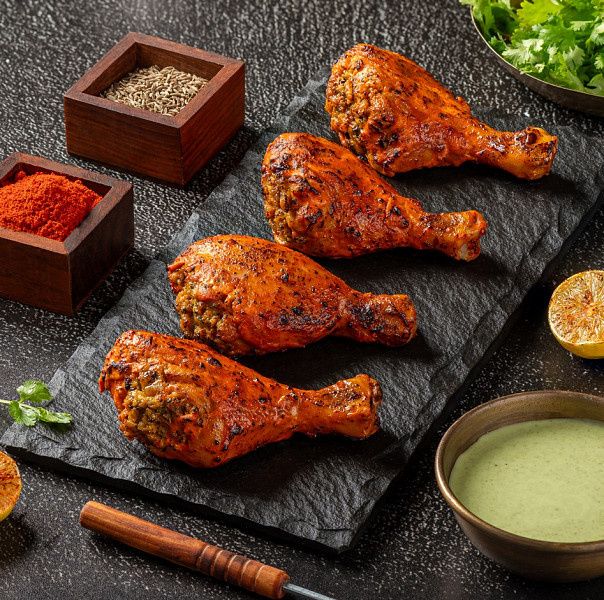 Peri Peri Stuffed Tangdi - 2 Pcs