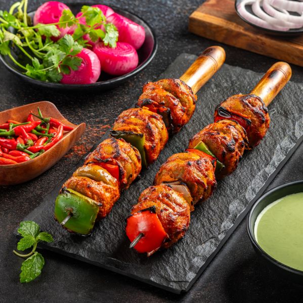 Tandoori Stuffed Mushroom.