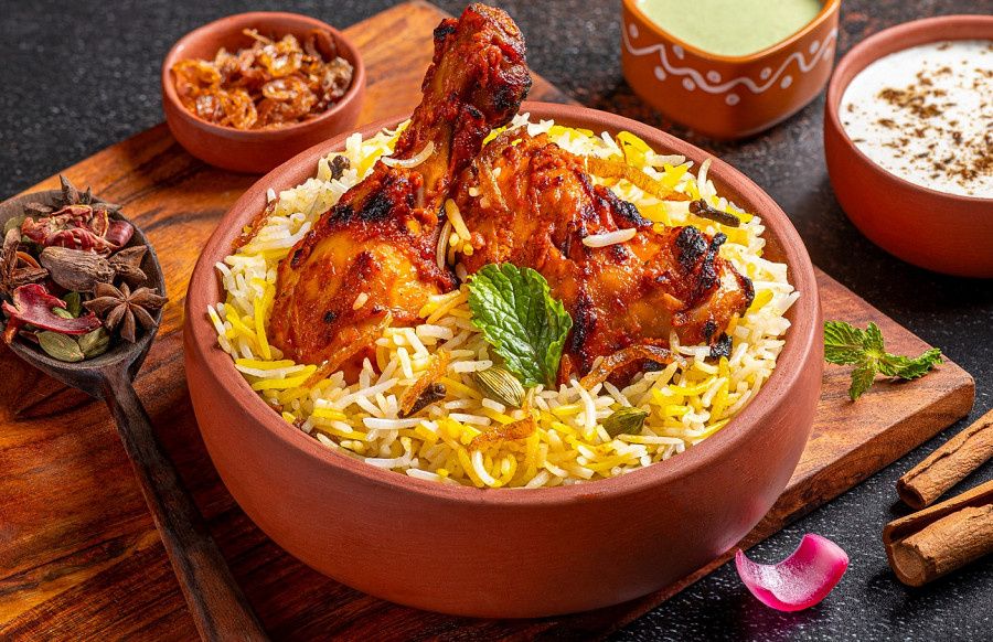 Chicken Dum Biryani Meal