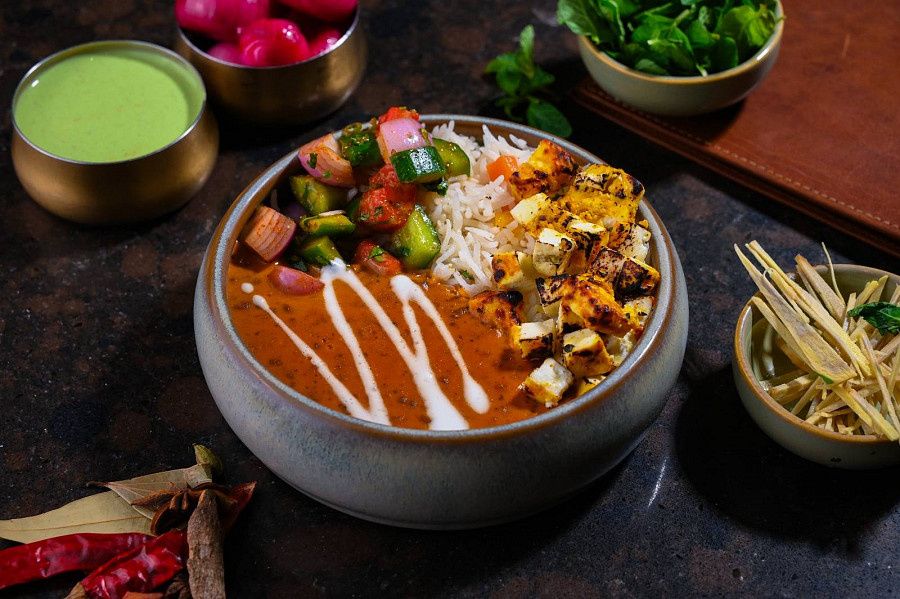 Paneer Tikka Rice Bowl