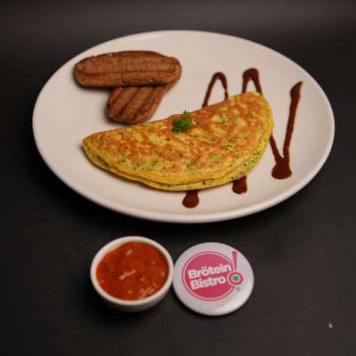 Pepper And Cheese Omelette