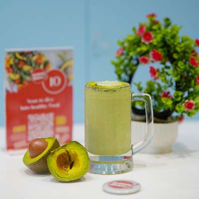 Avocado With Super Green Smoothie