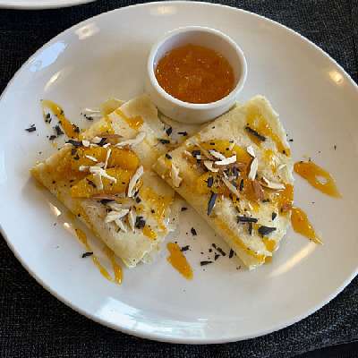 Orange Mascarpone Crepe