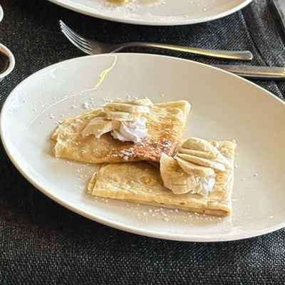 Banana Caramel Crepes