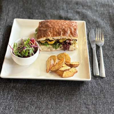 Schiacciata Roasted Veggie Sandwich