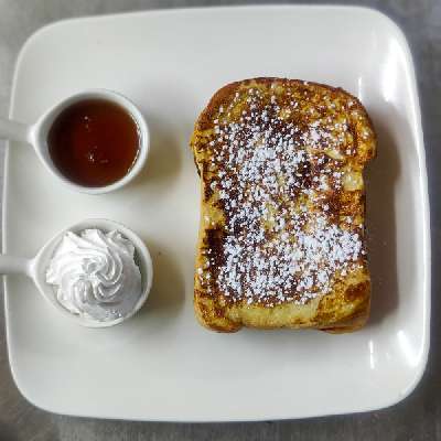 Stuffed Strawberry And Nutella French Toast On Butter Brioche