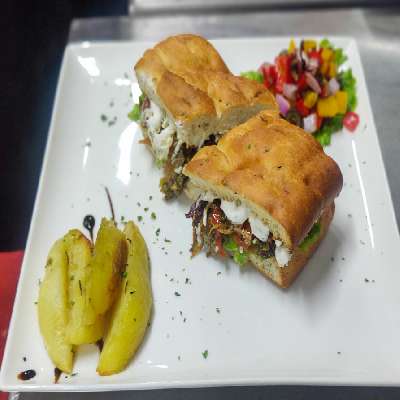 Herb Rubbed Veggie Sandwich