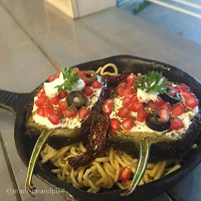Eggplant & Feta Skillet
