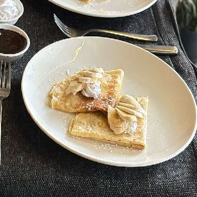 Banana Caramel Crepes