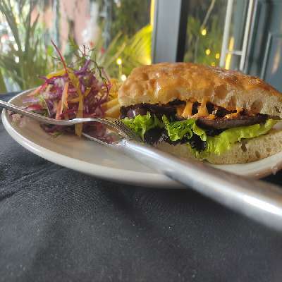 Schiacciata Spicy Eggplant Sandwich