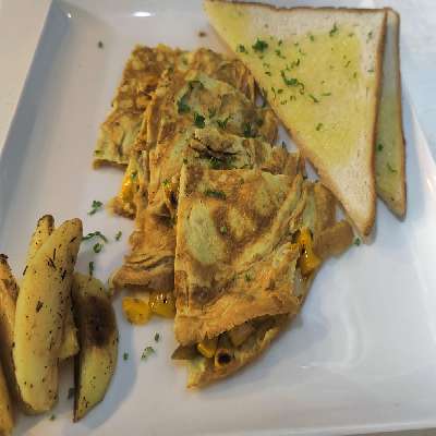 Mexican Double Decker Omelet