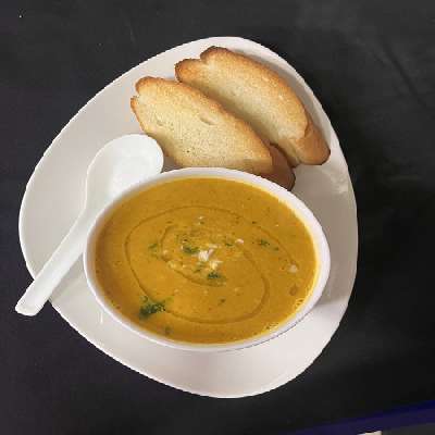 Chipotle Pumpkin Peanut Soup