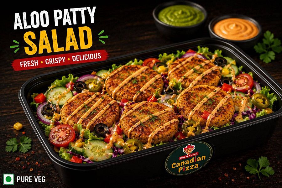 Aloo Patty Salad